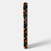 秋の紅葉とカボチャのシームレスなパターン Case-Mate iPhoneケース (裏面 / 左)