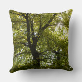 秋の紅葉の中 クッション (裏面)