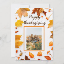 秋の紅葉の感謝祭