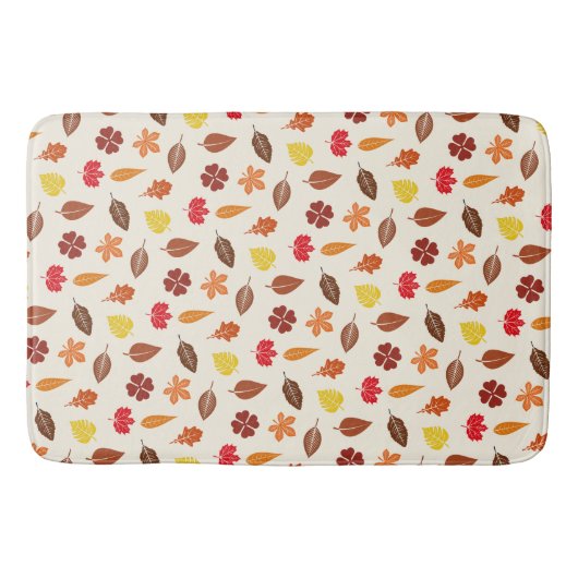 秋の紅葉の背景 バスマット (正面)