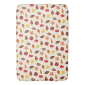 秋の紅葉の背景 バスマット (正面縦)