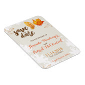 秋の紅葉は日付磁石を保存 マグネット (右側)