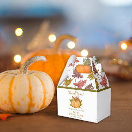 秋の紅葉カボチャ秋ベビーシャワー フェイバーボックス