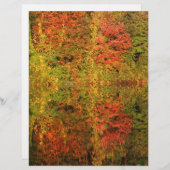 秋の紅葉スクラカラフルブック紙 (正面/裏面)