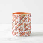 秋の紅葉ツートーンコーヒーマグ マグカップ (中央)