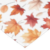 秋の紅葉テラコッタブラウンボホパターン テーブルクロス (アングル)