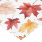 秋の紅葉テラコッタブラウンボホパターン テーブルクロス (アングル)