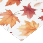 秋の紅葉テラコッタブラウンボホパターン テーブルクロス (アングル)