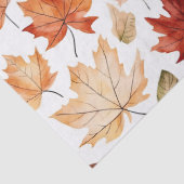 秋の紅葉テラコッタブラウンボホパターン 薄葉紙 (詳細)