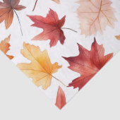 秋の紅葉テラコッタブラウンボホパターン 薄葉紙 (詳細)