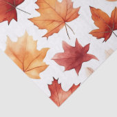 秋の紅葉テラコッタブラウンボホパターン 薄葉紙 (詳細)