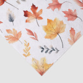 秋の紅葉テラコッタブラウンボホパターン 薄葉紙 (詳細)