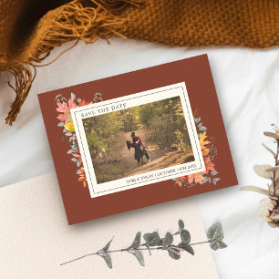 秋の紅葉テラ結婚コッタの写真 セーブザデート