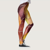 秋の紅葉パターン レギンス (右)