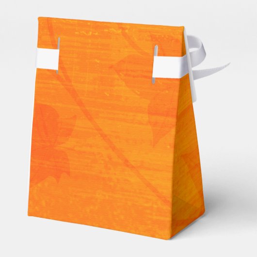 秋の紅葉パーティー処理の特典ボックス フェイバーボックス (裏面サイド)