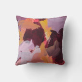 秋の紅葉ユニーク抽象芸術 クッション (裏面)