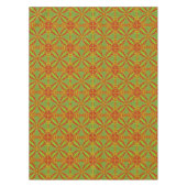 秋の紅葉抽象芸術幾何学的デザイン テーブルクロス (正面)