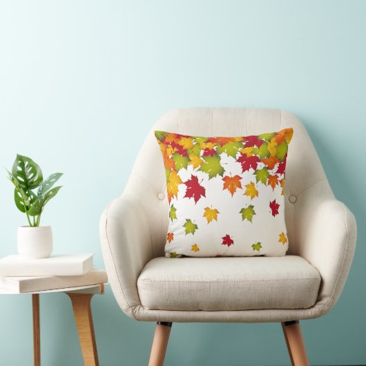 秋の紅葉枕 クッション (椅子)