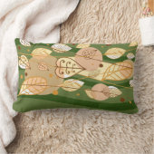 秋の紅葉枕 ランバークッション (ブランケット)