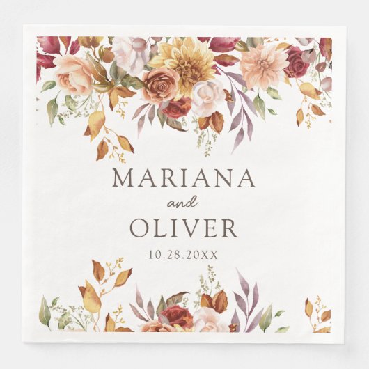 秋の紅葉結婚色 (正面)