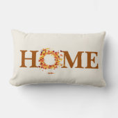 秋の紅葉装飾用クッション ランバークッション (正面)