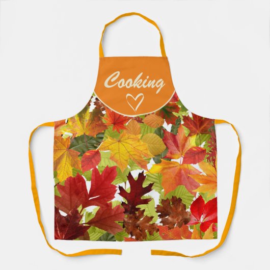 秋の紅葉 エプロン (正面)