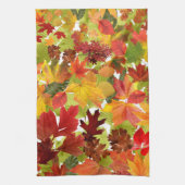 秋の紅葉 キッチンタオル (縦)