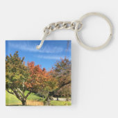 秋の紅葉 キーホルダー (裏面)