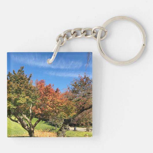 秋の紅葉 キーホルダー (裏面)