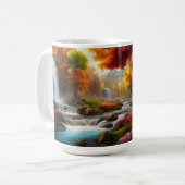 秋の紅葉 コーヒーマグカップ (正面左)