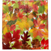 秋の紅葉 シャワーカーテン (正面)