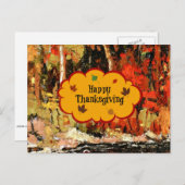 秋の紅葉 シーズンポストカード (正面/裏面)