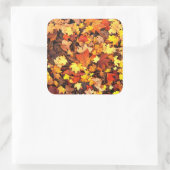 秋の紅葉 スクエアシール (バッグ)