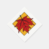 秋の紅葉 スタンダードカクテルナプキン (角)