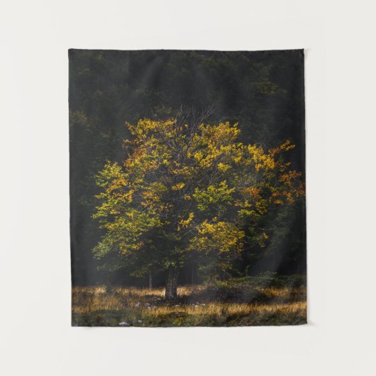 秋の紅葉 タペストリー (正面)