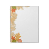 秋の紅葉 ノートパッド (回転)