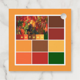 秋の紅葉 フェイバータグ