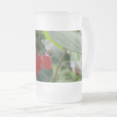 秋の紅葉 フロストグラスビールジョッキ (正面右)