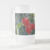 秋の紅葉 フロストグラスビールジョッキ (正面左)