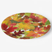 秋の紅葉 ペーパープレート (アングル)