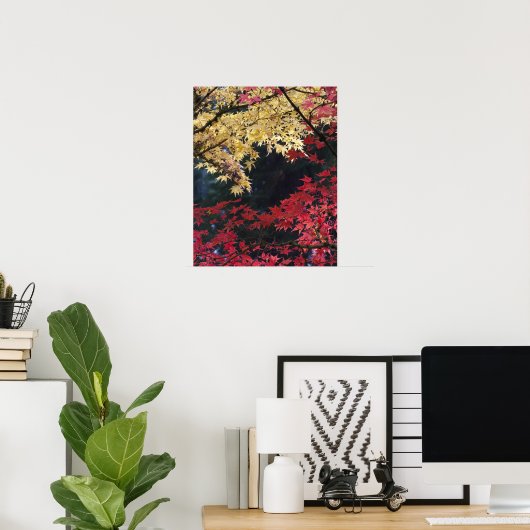 秋の紅葉 ポスター (ホームオフィス)