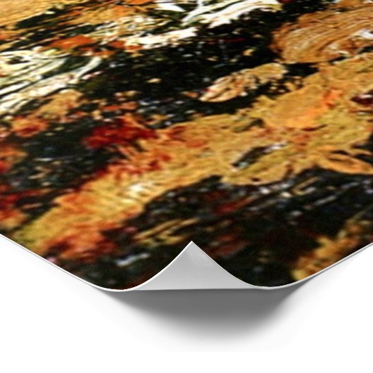 秋の紅葉 ポスター (角)