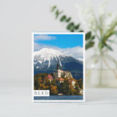 秋の紅葉 ポストカード (スタンド正面)