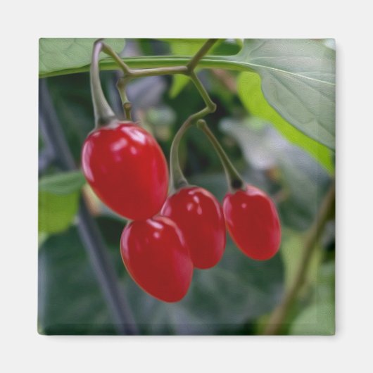 秋の紅葉 マグネット (正面)