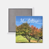 秋の紅葉 マグネット (正面/裏面)