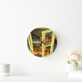 秋の紅葉 ラウンド壁時計 (ホーム)