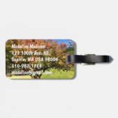 秋の紅葉 ラゲッジタグ (裏面横)