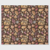 秋の紅葉 ラッピングペーパー (フラット)