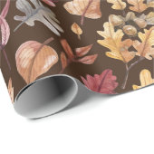 秋の紅葉 ラッピングペーパー (ロールコーナー)