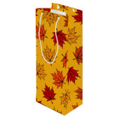 秋の紅葉 ワインギフトバッグ (裏面アングル)